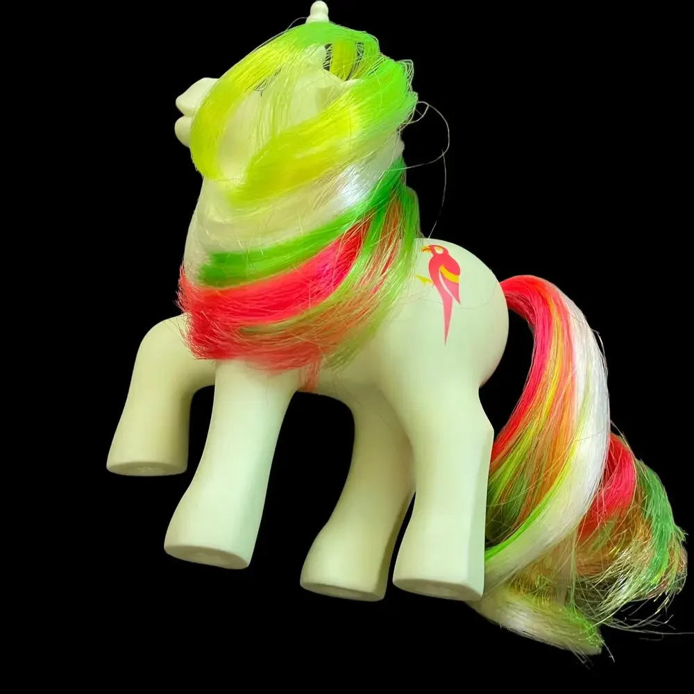 My Little Pony G1 Mimic w/ Star Brush Twinkle Eye Unicorn Parrot VTG 1987 READ